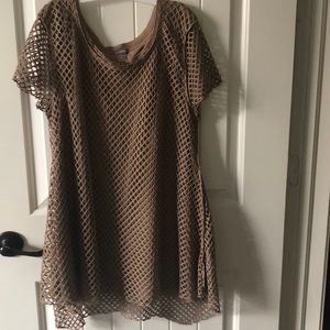 Dress to Impress Tan Blouse